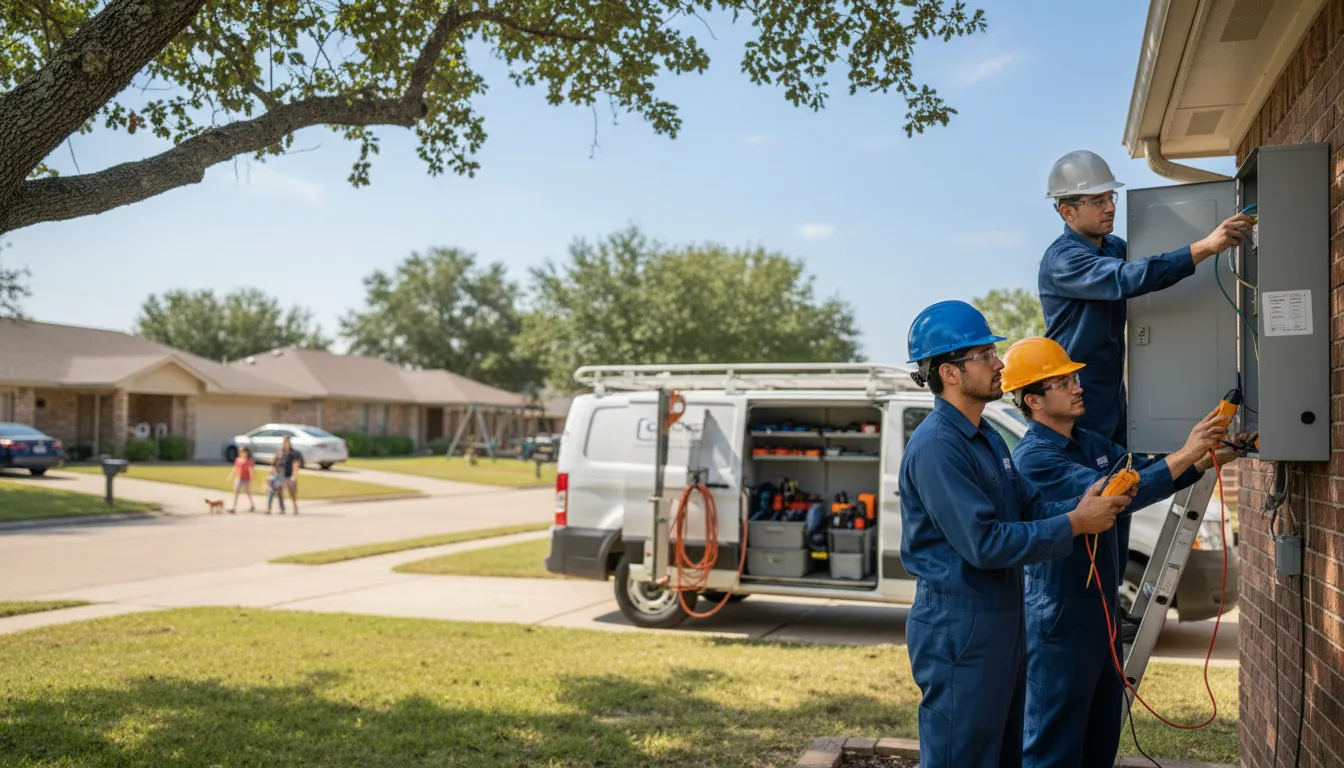 Certified electrician providing emergency electrical services in Cedar, IA